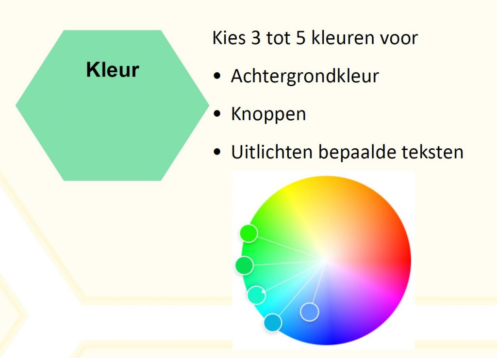 Opzetten van een kleurschema voor jouw website