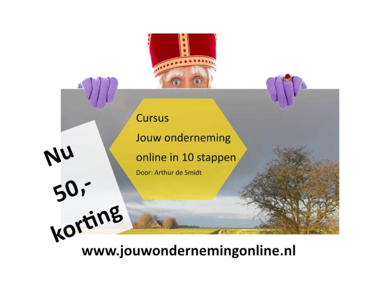 Sint aanbieding voor de startende ondernemer